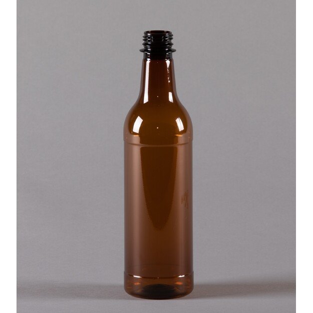 PET butelis 500 ml rudas maišas 253 vnt.