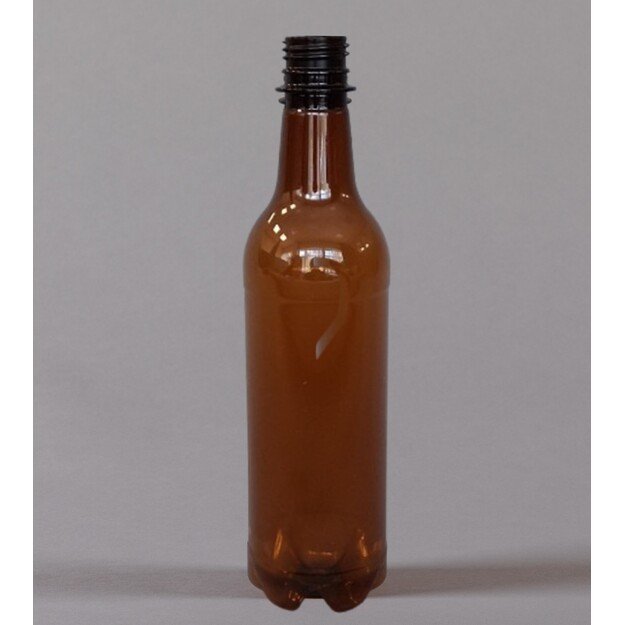 PET butelis 500 ml rudas maišas 253 vnt.