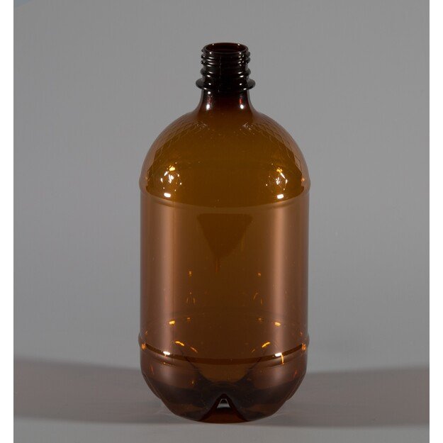 PET butelis 1000 ml rudas maišas 113 vnt.