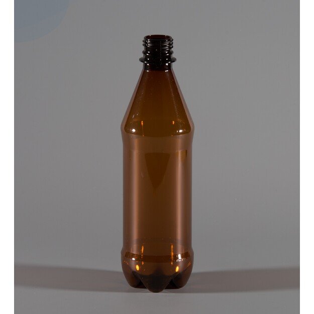 PET butelis 500 ml rudas maišas 242 vnt.