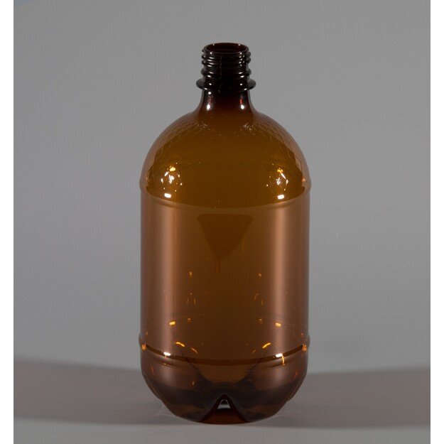 PET butelis 1000 ml rudas maišas 113 vnt. 1
